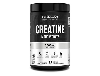 Jacked Factory Creatine Monohydrate Powder 425g - 5g Daily Creatine Supplement f