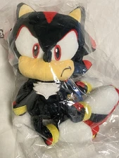 Sanei Boeki Sonic The Hedgehog All Star Collection Shadow S Plush Doll 10”