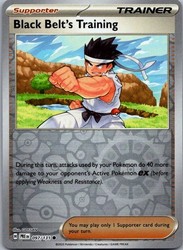 Black Belt's Training 097/131 Prismatic Evolutions Reverse Holo Common