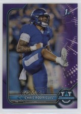 2021-22 Bowman U Chrome Prospects Purple Refractor Chris Rodriguez Jr #20 e9p