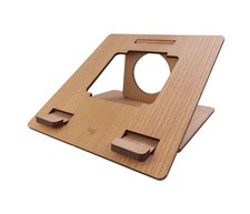 Logitech Logi Wooden Laptop Stand, Style# 956...