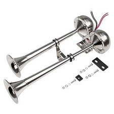 Boat horn Waterproof Stainless Steel Dual 12V Stainless steel double tube