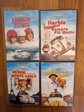 WALT DISNEY I CLASSICI HERBIE IL MAGGIOLINO FILM CULT DA COLLEZIONE IN 4 DVD