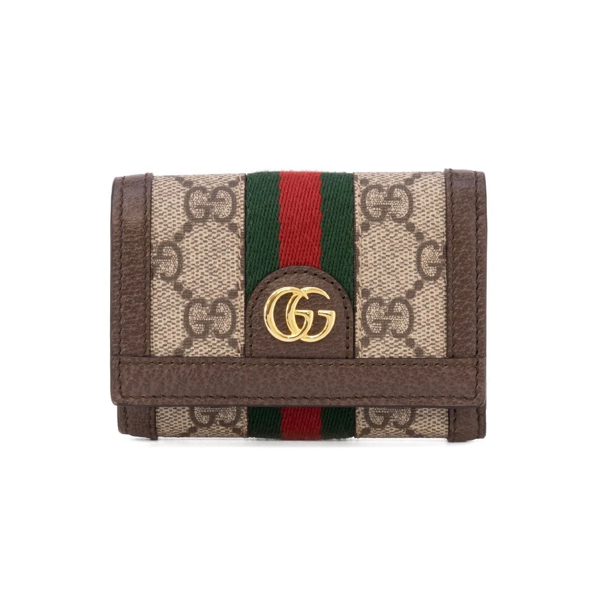 Portefeuille GUCCI Ophidia Tri Fold 644334 portefeuille compact GG Supreme toile cuir