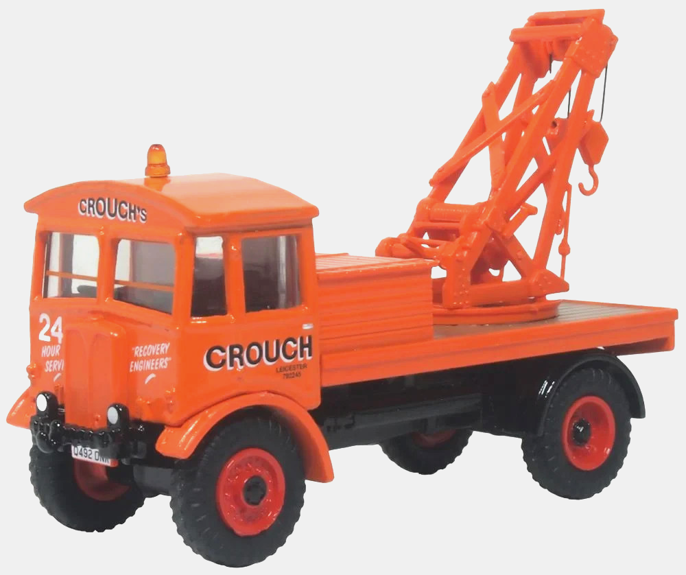 OXFORD DIECAST 1/76/OO AEC MATADOR WRECKER/CROUCH RECOVERY TRUCK ORANGE 76AEC021