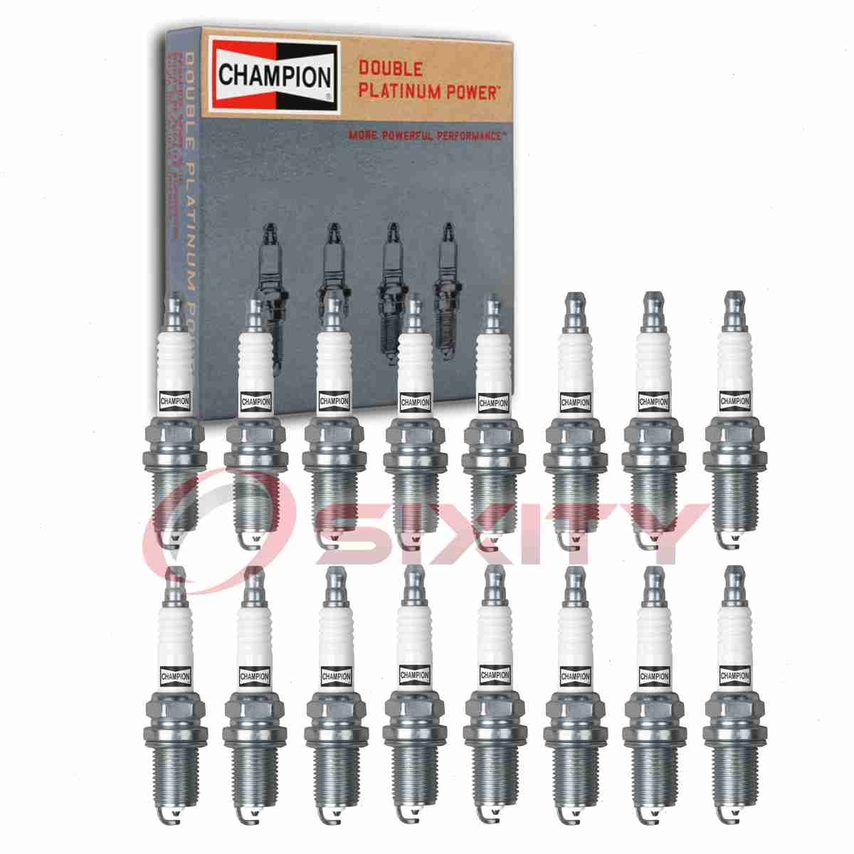 16 pc Champion Double Platinum Spark Plugs for 2002-2007 Mercedes-Benz ML500 yn