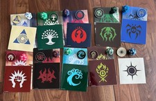 Ravnica Guild Kit Dice, Pins, And Stickers : Complete Set