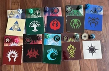 Ravnica Guild Kit Dice, Pins, And Stickers : Complete Set