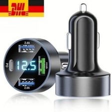 Auto Ladegerät USB-C USB A Zigarettenanzünder Ladeadapter KFZ SchnellLadegerät Auto Ladegerät USB-C USB A Zigarettenanzünder Ladeadapter KFZ SchnellLadegerät
