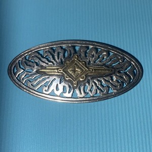 VINTAGE RARE Retired James Avery 18k Gold & Sterling Silver Pin/Broch 
