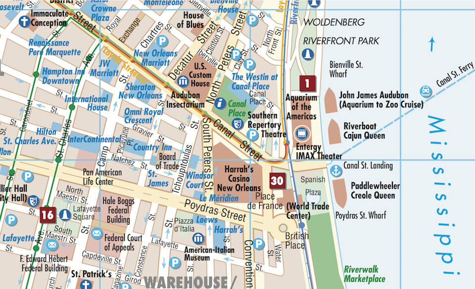Thumbnail - Borch Map Orleans (land-)karte Mehrfarbendruck. Gefalzt 2 S. Deutsch