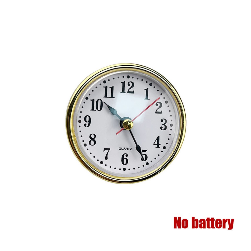 Classic Clock Craft Quartz Movement 2-1/2" 65mm Round Clock Head Insert ...