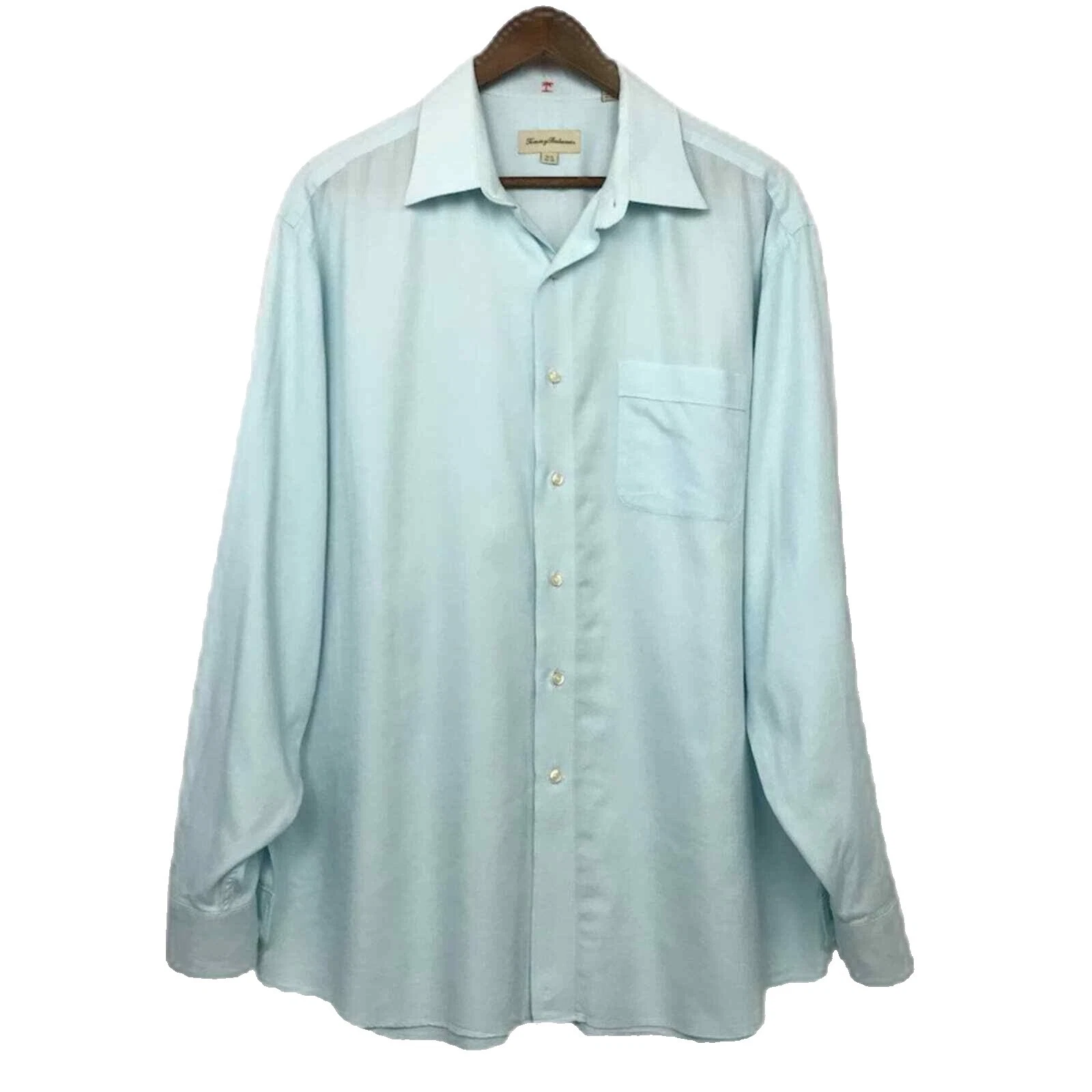 Camisas de vestir para hombre Tommy Bahama de patrón liso 100 % algodón