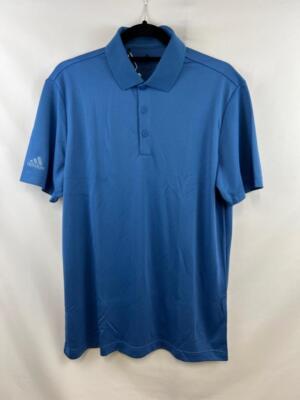 ADIDAS GOLF Men's PERFORMANCE Short Sleeve Polo Shirt Trace Royal Sz M NWT