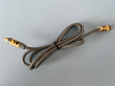 MONSTER 5' Foot SV1 75 Ohm Video Interconnect RCA Cable w/Stickers