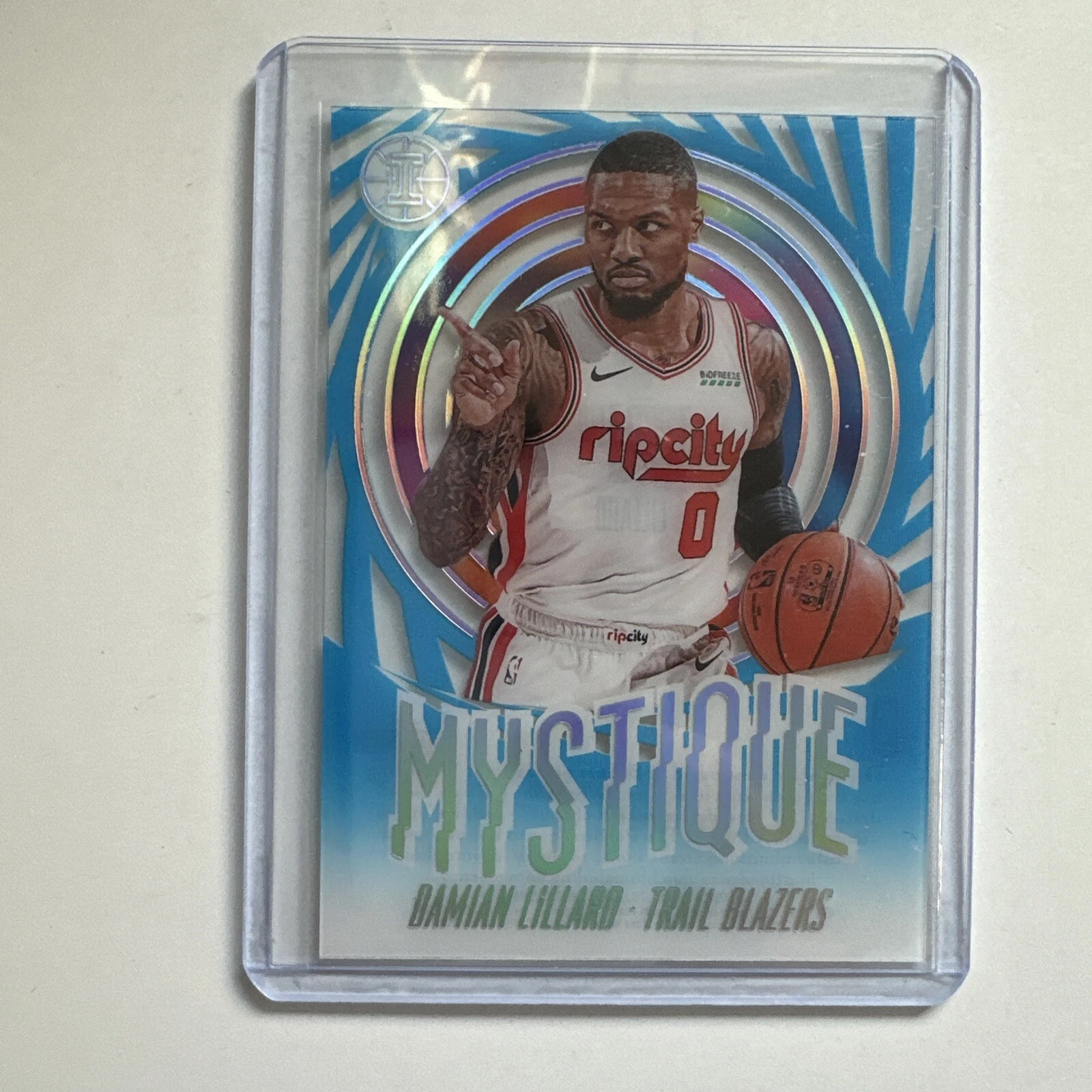 2019-20 Illusions Damian Lillard Sapphire Mystique #18 Blazers