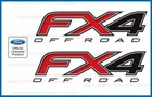 (2x) 12 13 14 Ford F150 FX4 Off Road Decals Stickers Truck bed Side red FH4B0