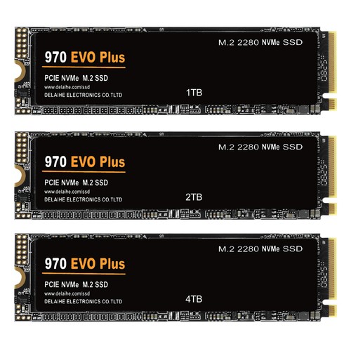 Interne Solid State Drive 1/2/4TB 970 EVO Plus PCIe 4.0 NVMe M.2 Festplatte SSD