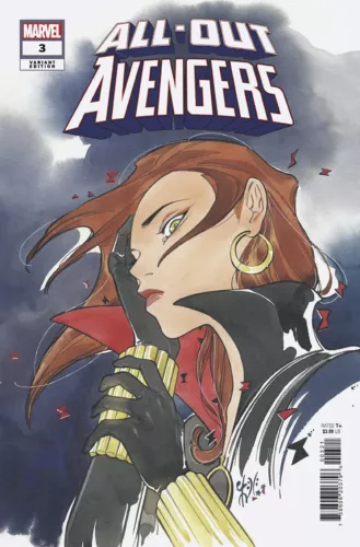 ALL-OUT AVENGERS #3 MOMOKO VARIANT  MARVEL  COMICS  STOCK IMG 2022