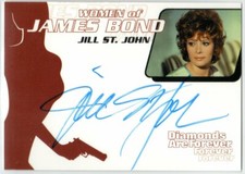 THE WOMEN OF JAMES BOND IN MOTION WA1 JILL ST. JOHN AS TIFFANY CASE AUTOGRAPH