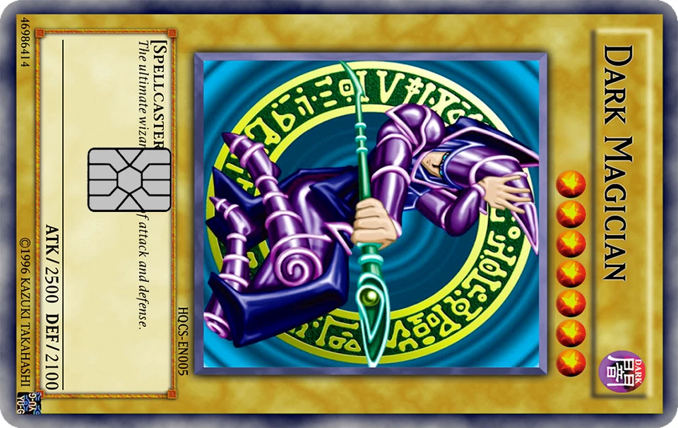 Yuh-gii-oh Card Collection Credit Card Skin / Wrap Decal Pre-Cut Sticker - Image 3 of 4