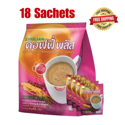 1x Zhulian Ginseng Collagen Coffee Plus Beauty gute Gesundheit Formel für Frauen