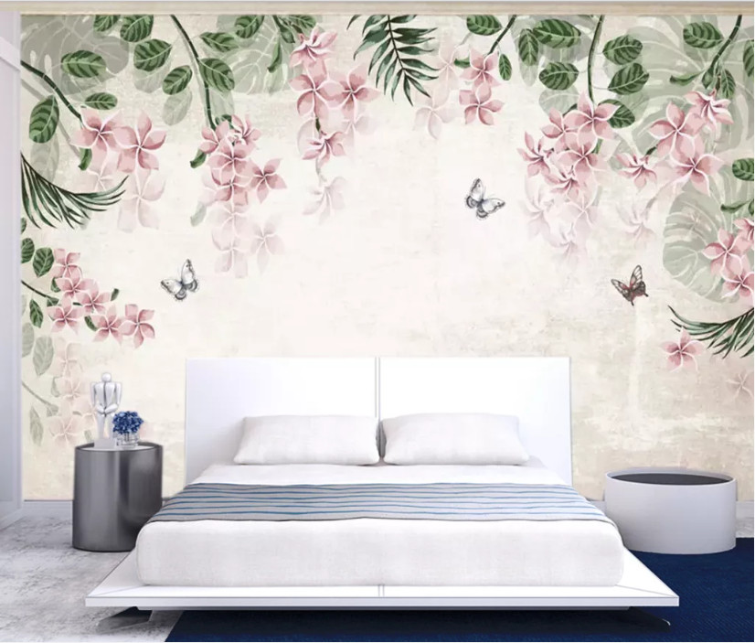 3D Pink Petals 11247NA Wallpaper Wall Mural Removable Self-adhesive Fay