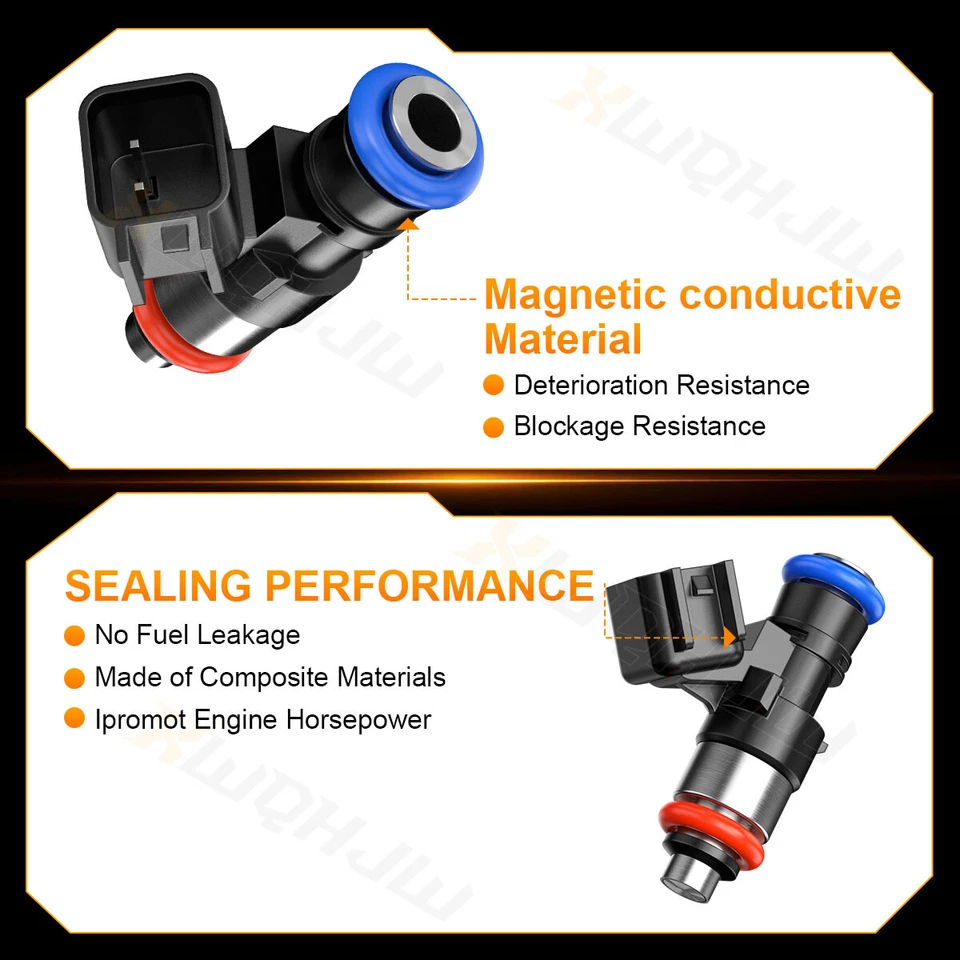6x inyectores de combustible genuinos XWQHJW para Ford Fusion 3.0 V6 2010-2011-2012 Foto 3 de 4