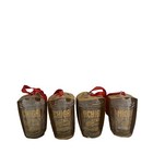 Starbucks MICHIGAN BEEN THERE SERIES Glass Holiday Ornament - 4 pack - NEW