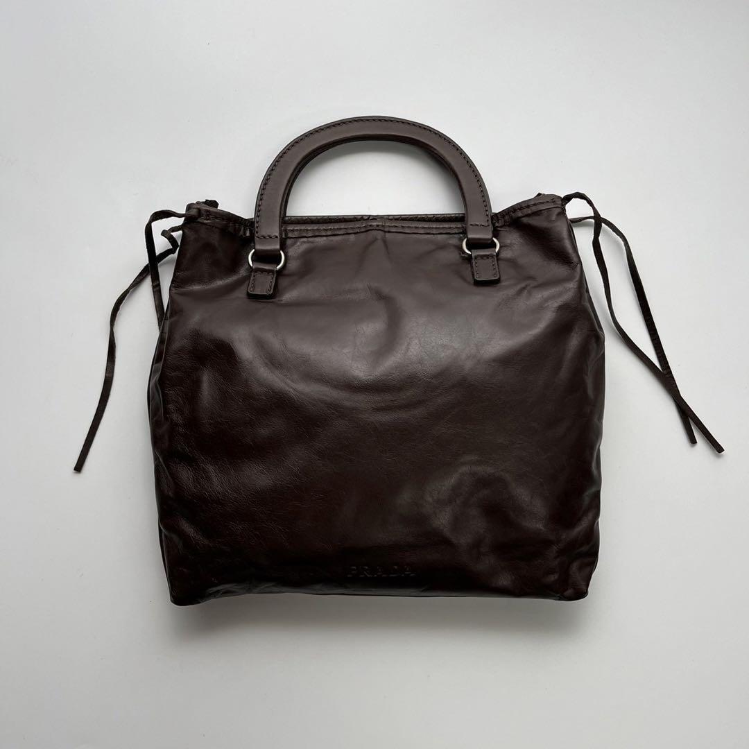 Rare 00’s PRADA archive handbag leather Rare 00's PRADA archive handbag leather