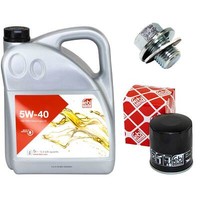 MotoröL Set 5W-40 5 Liter + ÖLfilter + Schraube FüR Toyota Corolla Auris RAV 4