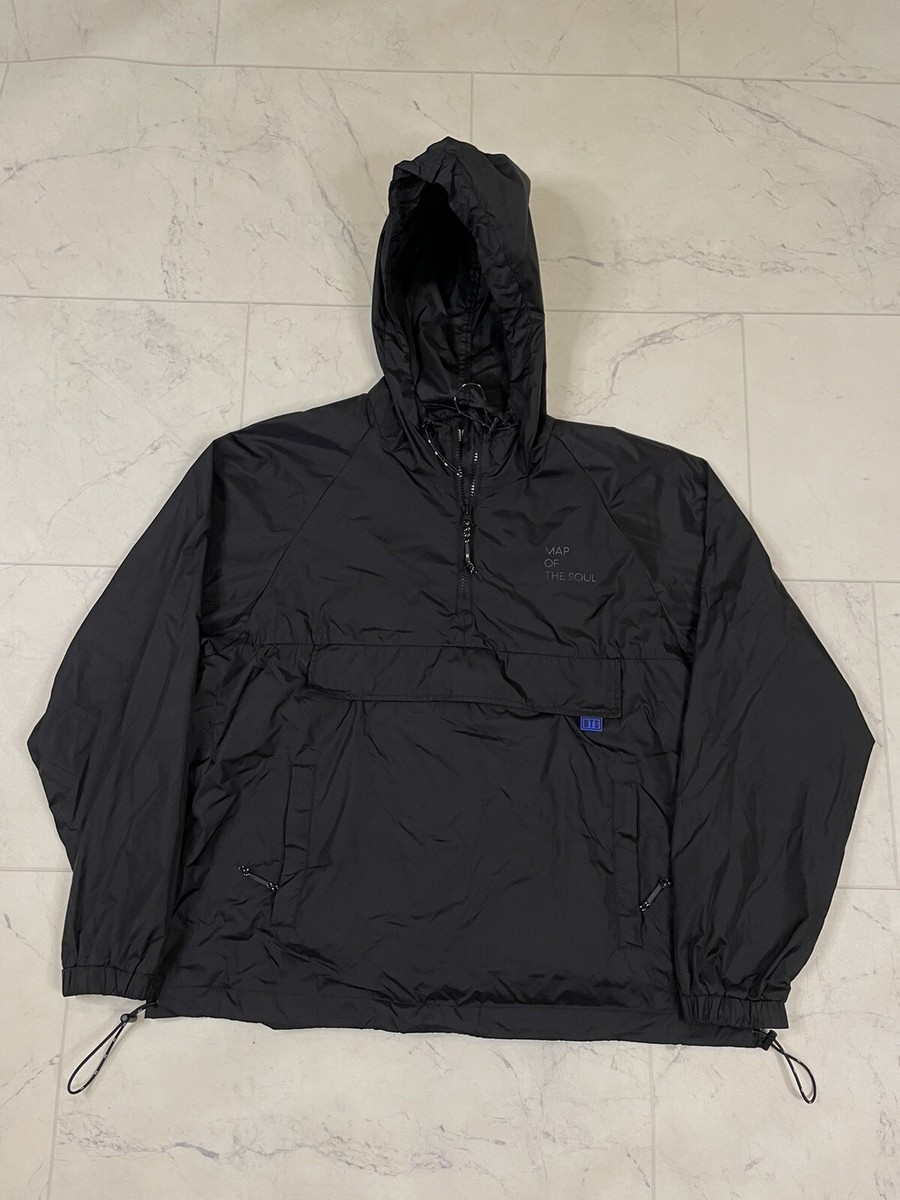 BTS MOS MAP OF THE SOUL TOUR Anorak/Windbreaker Official BTS MOS MAP OF THE SOUL TOUR Anorak/Windbreaker Official