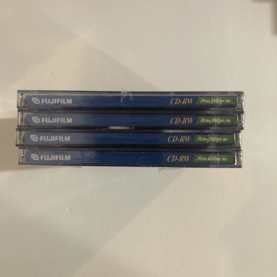 FUJIFILM CD-RW 4 PACK 74 MINS/650MB COMPACT DISC - Image 4 of 4
