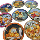 Set of 16 Various Danbury Mint Garfield Jim Davis Beautiful Collector Plates Dia