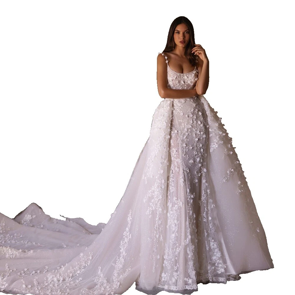 Black Sleeve Wedding Dresses 12 Women's Size