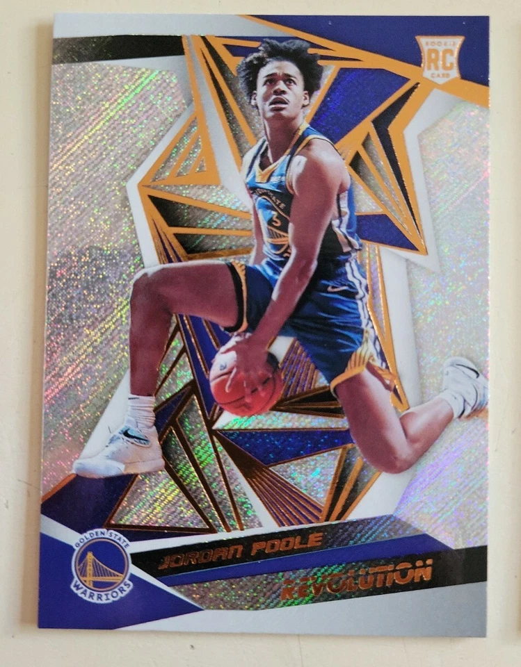 2019/20 Panini Revolution NBA Jordan Poole Rookie Card #126 Warriors RC Lot of 2 - Image 2 of 4
