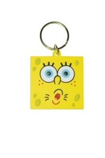 Bob l´éponge - Porte-clés PVC Tête de Bob l´éponge Surpris - 5 cm