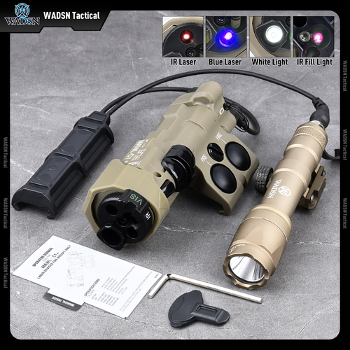 WADSN Tactical M600C/M300A Flashlight MAWL Red Green Blue IR Laser IR Fill Light - Picture 18 of 18