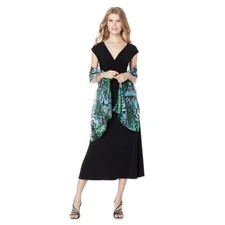 Tiana B. Maxi Dress (393669A-K-7) -Small, Black