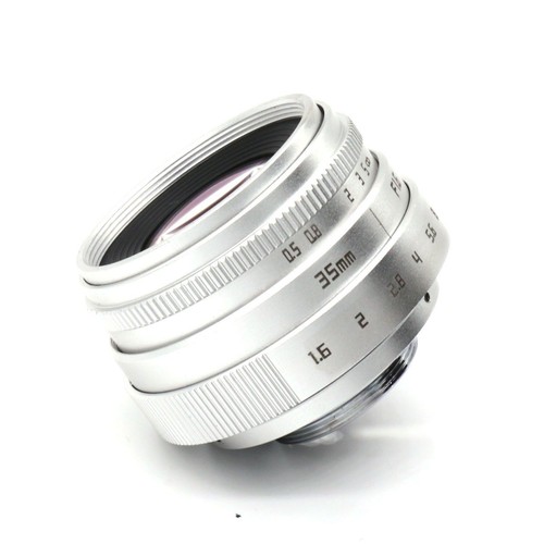 35mm f1.6 C Mount CCTV Lens +C-M4/3 kit for M4/3 E-P2 E-PL2 G2 GF2+2Macro Ring S - Picture 3 of 8