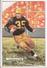 1992 Bill Dudley Goal Line Art Postcard Unsigned - Series 4 Four