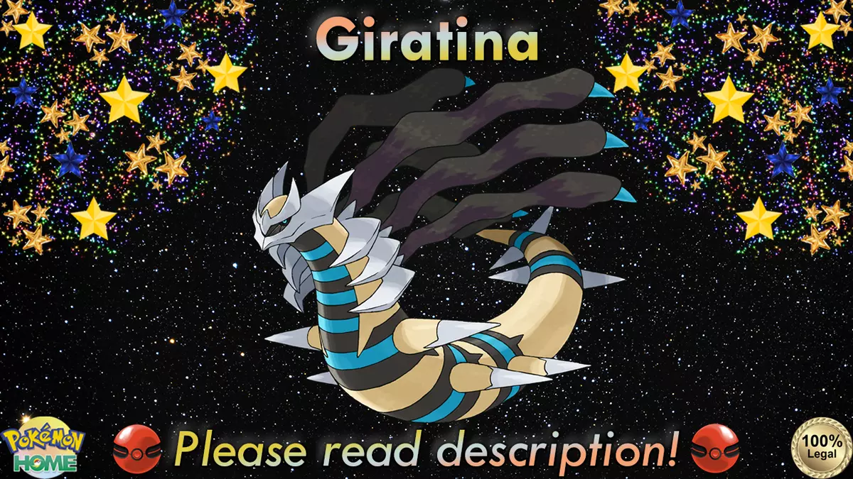 ✨Shiny Giratina EVENT 6IV✨X/Y OR/AS S/M US/UM Sw/Sh BD/SP S/V HOME (💯Legal)