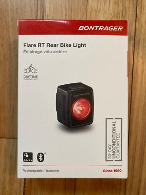 BONTRAGER Flare RT Rear Bicycle Tail Light 90 Lumens, Daytime Running Light