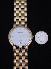 Wristwatch, Men's, Simon Chang Gold Plate W. German 7 Jewel NOS 1980s France