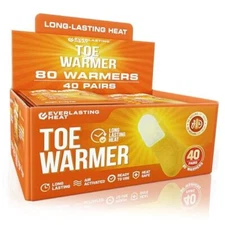 Toe Warmers 40 Pairs (80 Warmers) - Up to 10 Hours of Long Lasting Warmth and 