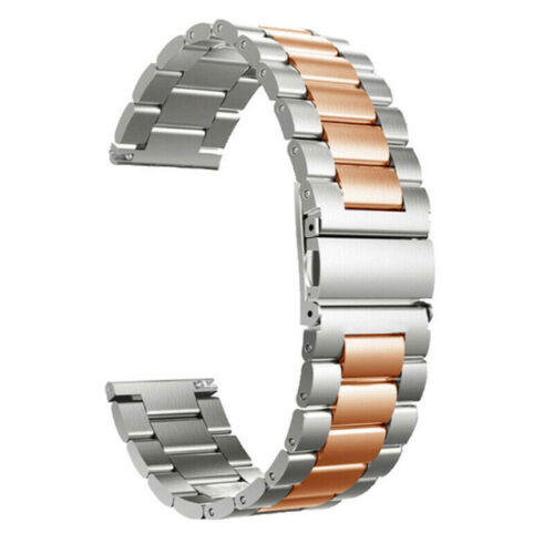 For Amazfit Active / Active 2 Watch Band Metal Link Bracelet Strap 20mm - Picture 23 of 33