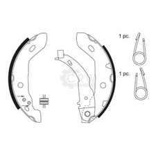 NK Bremsbackensatz Bremsbacken passend für Mercedes-Benz A-Klasse W168