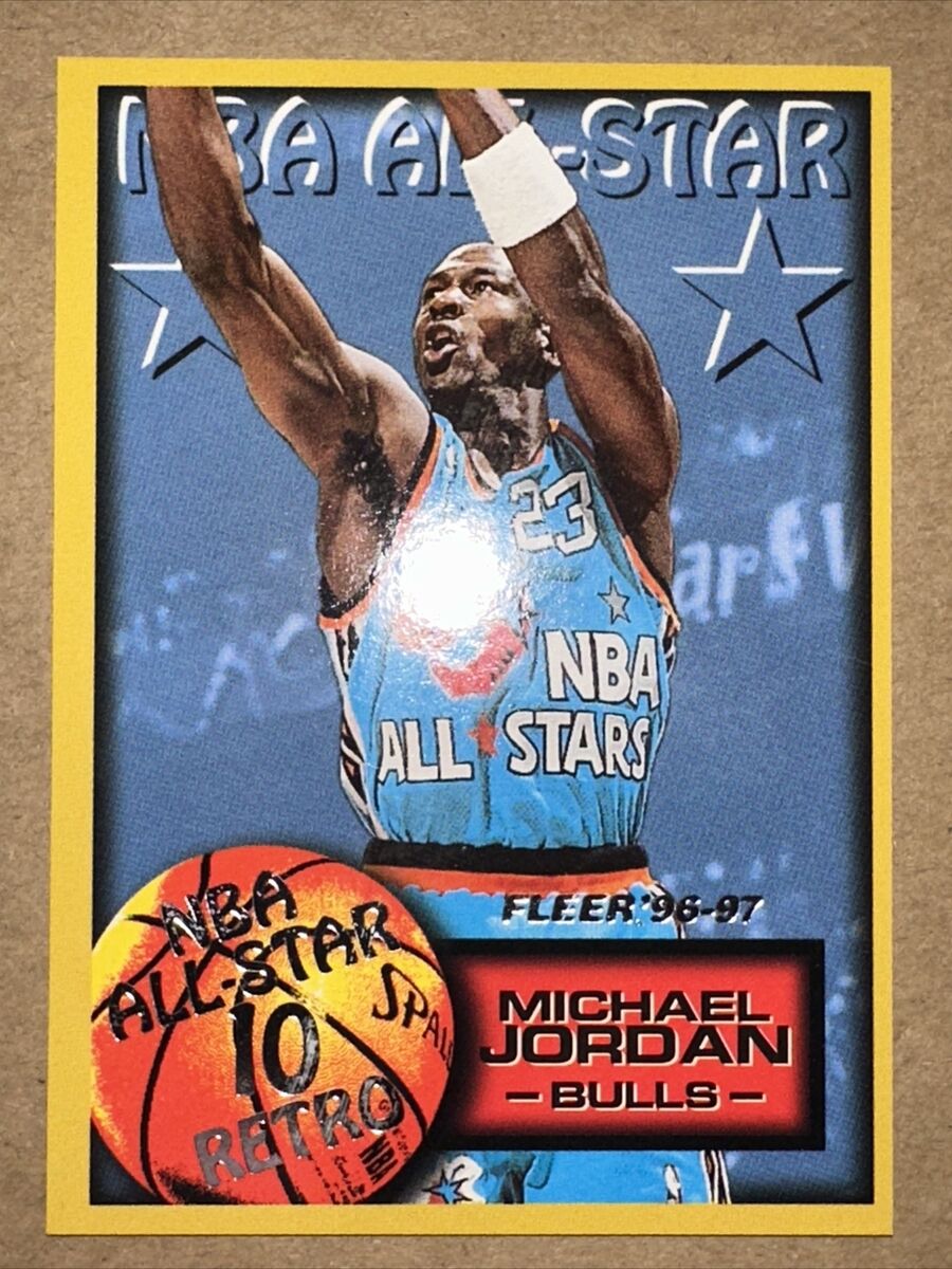 1996-97 Fleer Michael Jordan # 312 NBA All Star 10 Retro 1996-97 Fleer Michael Jordan # 312 NBA All Star 10 Retro