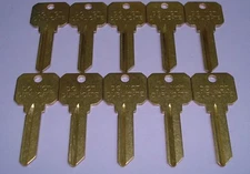 NEW LOT OF 10 Uncut Schlage SC4 DND DO NOT DUPLICATE 6-PIN Key Blank 10 KEYS