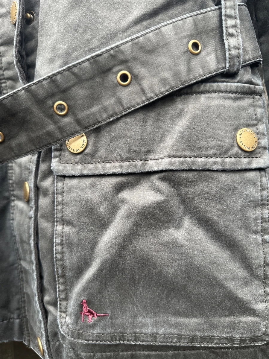 Jack wills wax jacket womens top